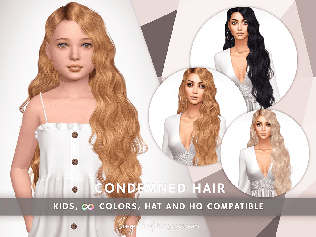 Скриншот мода Детская прическа Condemned Hair